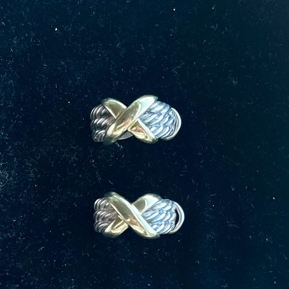David Yurman Jewelry - David Yurman Classic "X" earrings